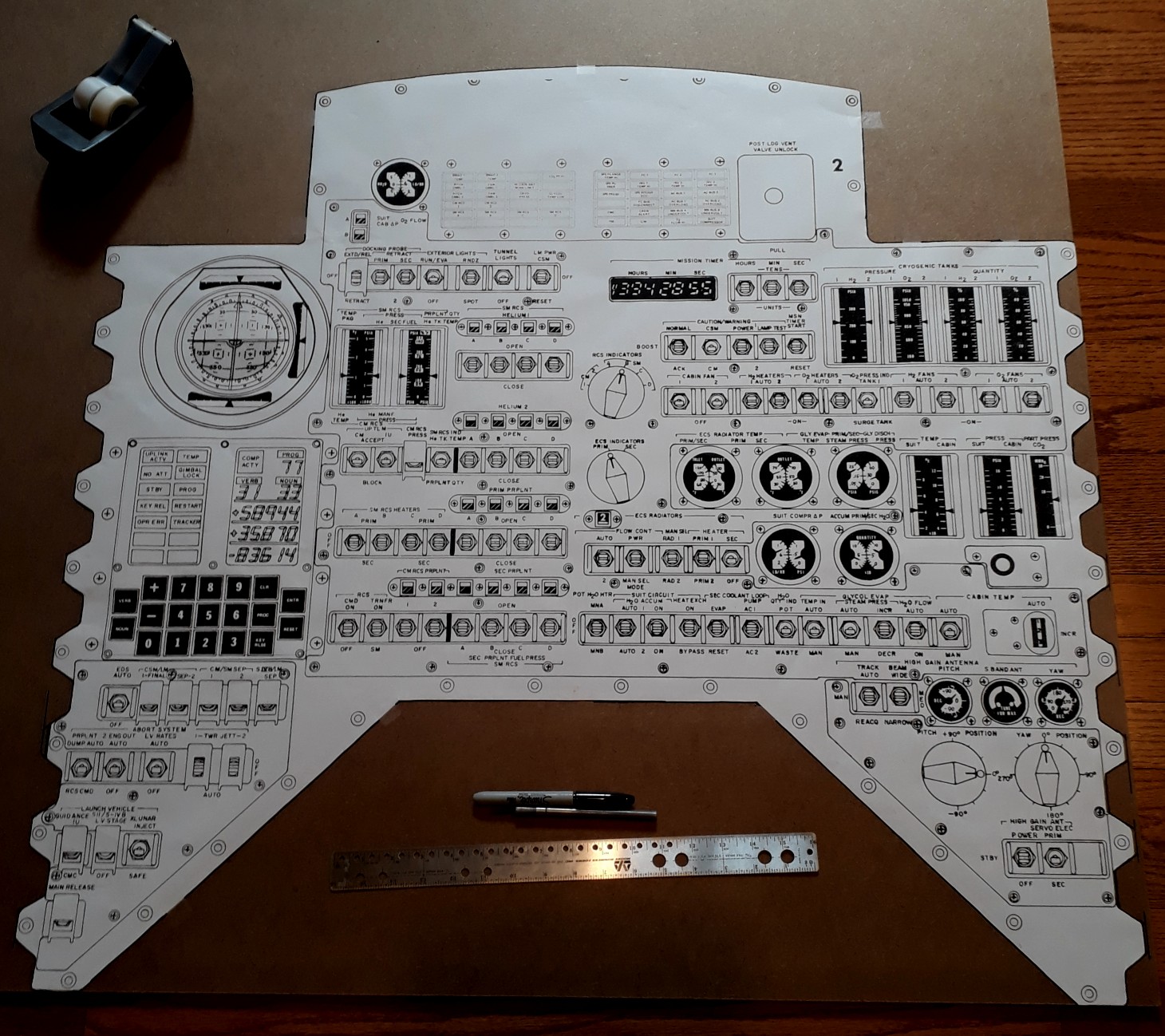Main Display and Control Panel (MDC) | The Apollo Education Experience ...